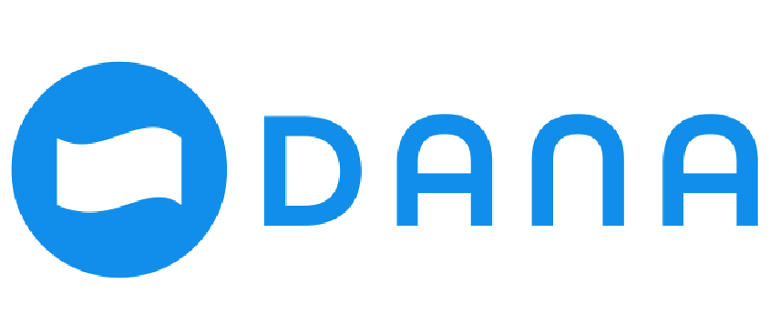 logo dana dompet digital PNG
