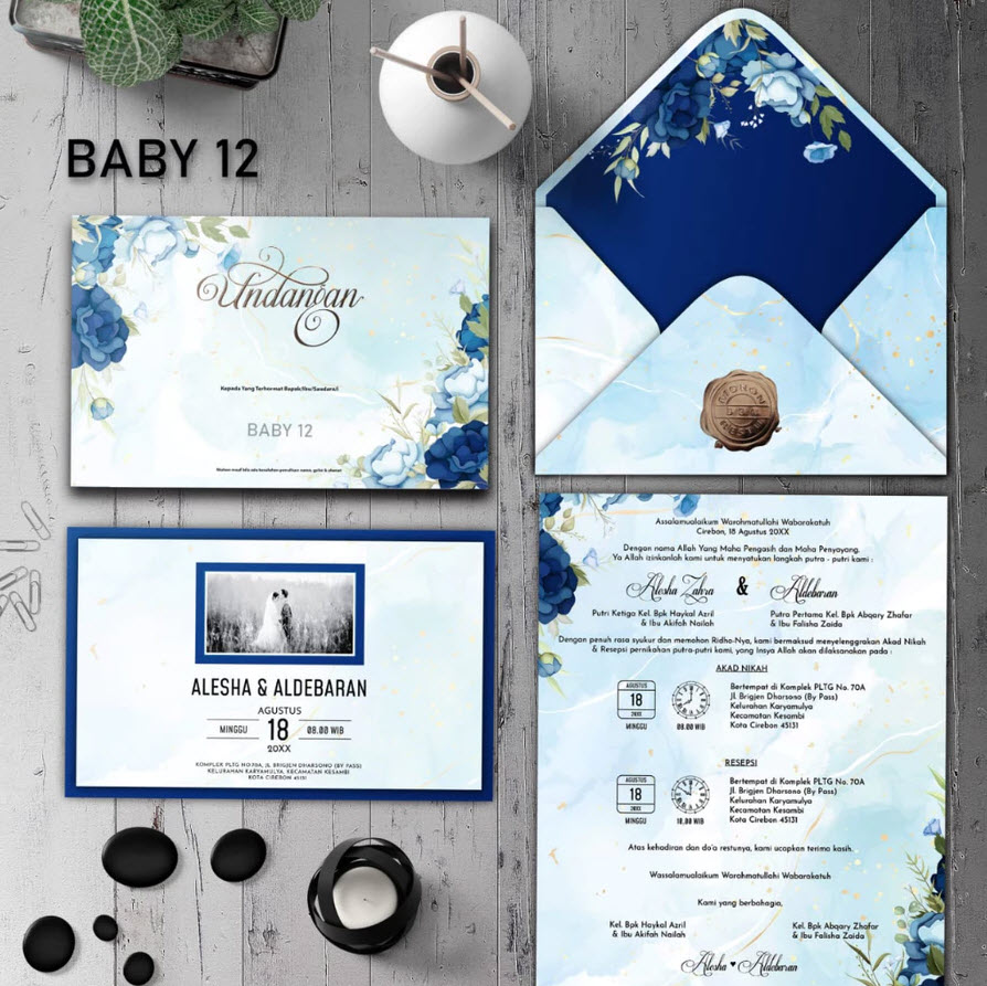 undangan baby 12