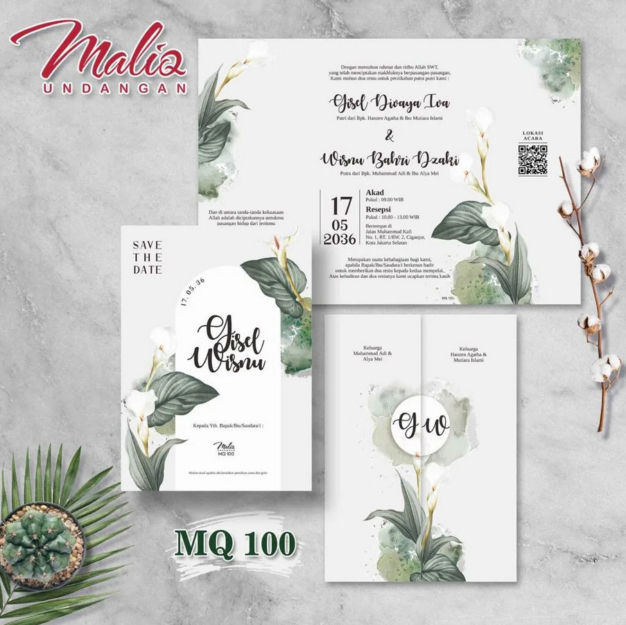 undangan MALIQ 100