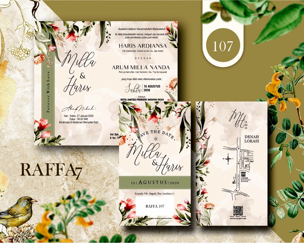 undangan raffa 107