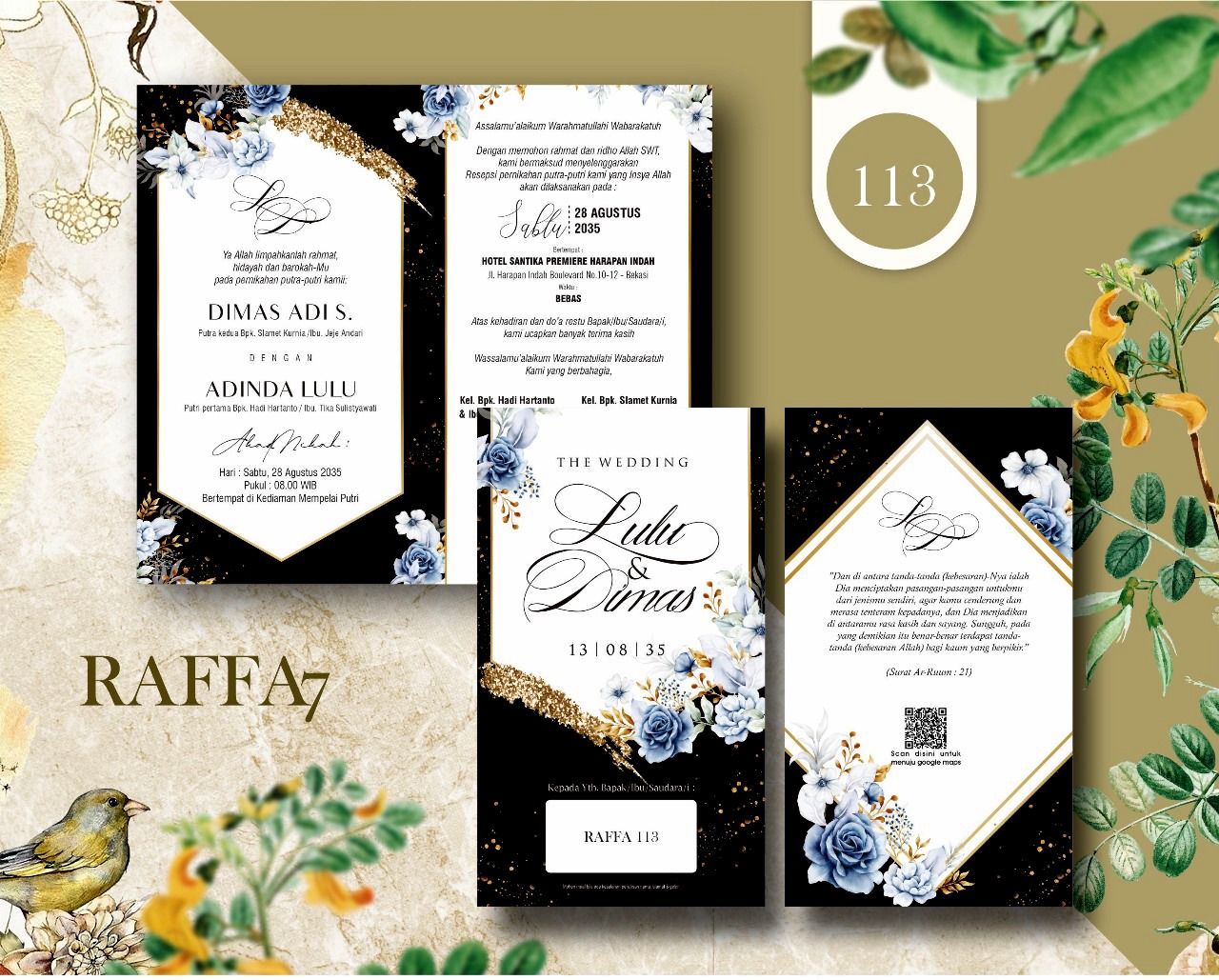 undangan raffa 113